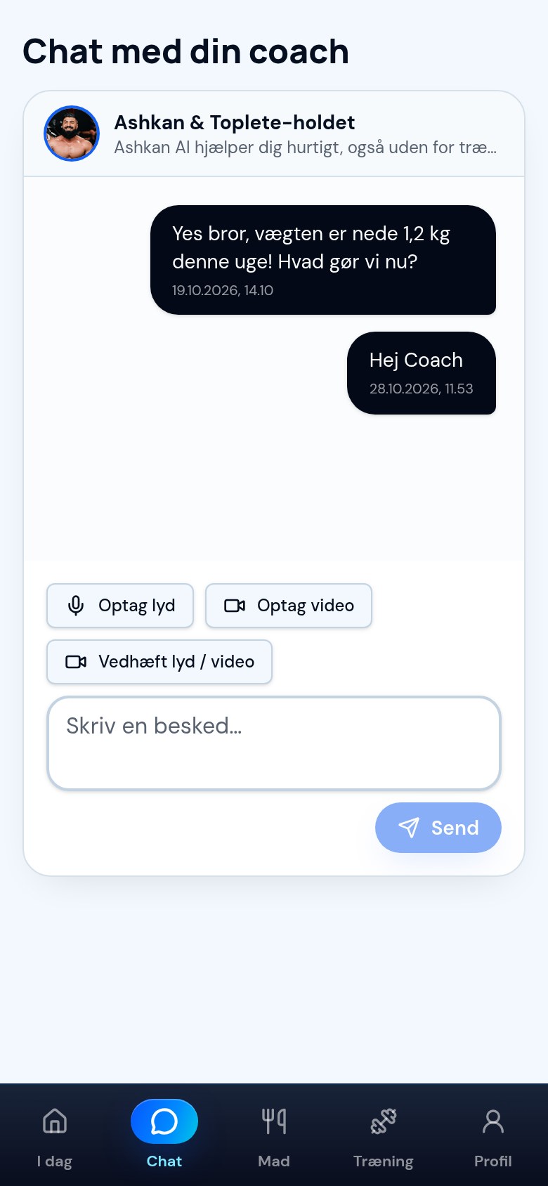 Toplete klient-app chat